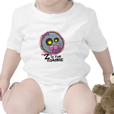 "Z" is for Zombie with Pacifier (girls) Creeper