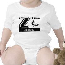 Z Is For Zoology t-shirts