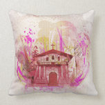 Z-michun Dolores SanFrancisco - mission district i Throw Pillow