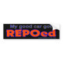 z Repoed car bs Bumper Sticker