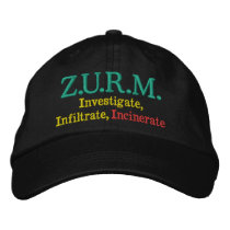Z.U.R.M. embroidered hats by Renn_Fare Z.U.R.M. embroidered hats
