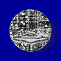 Zaade 12 Flying Saucer buttons by 3DMOONMAN Zaade 12 Flying Saucer buttons