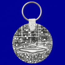 Zaade 12 Flying Saucer keychains by 3DMOONMAN Zaade 12 Flying Saucer keychains