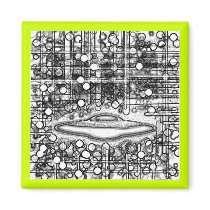 Zaade 12 Flying Saucer magnets