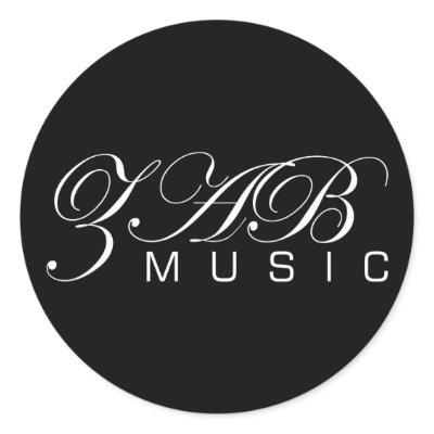ZAB Music (Logo 1 Black) Sticker by JZabaleta80