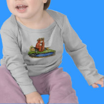 Zachary Bear Fishing - Not Biting t-shirts