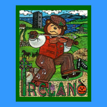 Zachary Bear's® Tribute to Ireland posters by ZachBear Zachary Bear's® Tribute to Ireland posters
