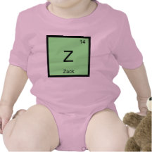 Zack Name Chemistry Element Periodic Table Shirt