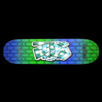 ZACK Tag 02 ~ Custom Graffiti Art Pro Skateboard skateboards