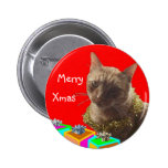 Zack The Xmas Cat Buttons