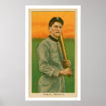 Zack Wheat Baseball Card 1909 posters