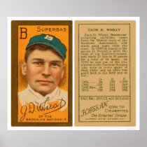 Zack Wheat Brooklyn Superbas Baseball 1911 Posters