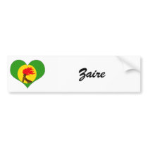 Zaire Bumper Sticker