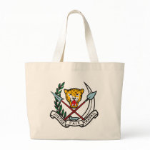 Zaire Coat of Arms Tote Bag by FlagTshirts Zaire Coat of Arms Tote Bag