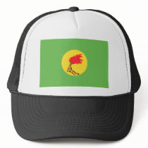 Zaire, Democratic Republic of the Congo flag Trucker Hat