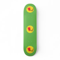 Zaire, Democratic Republic of the Congo flag Skate Deck