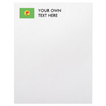 Zaire Flag Letterhead Template
