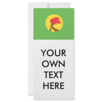 Zaire Flag Custom Rack Cards