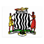 Zambia, Africa, Coat of Arms Postcards