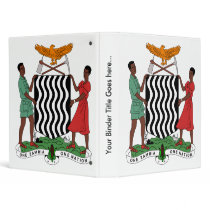 Zambia Coat of Arms detail Binder