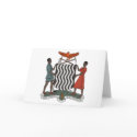 Zambia Coat of Arms Greeting Card