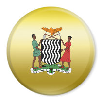 Zambia Coat of Arms Refrigerator Magnets