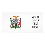 Zambia Coat of Arms Personalized Photo Card