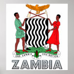 Zambia Coat of Arms posters