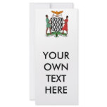 Zambia Coat of Arms Rack Card Design