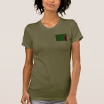 Zambia Flag and Map T-Shirt