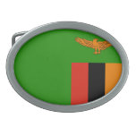 Zambia Flag belt buckles