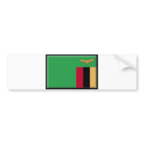 Zambia Flag bumper stickers