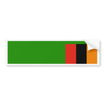 Zambia Flag bumper stickers by coolcountry Zambia Flag bumper stickers