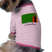 Zambia Flag Design pet clothing