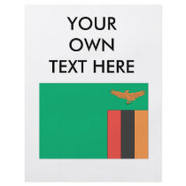 Zambia Flag flyers by flagshirts Zambia Flag flyers