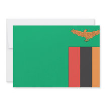 Zambia Flag invitations by flagshirts Zambia Flag invitations
