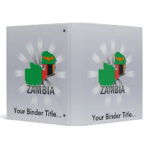 Zambia Flag Map 2.0 Binders