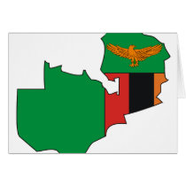 Zambia flag map cards by FlagStore Zambia flag map cards