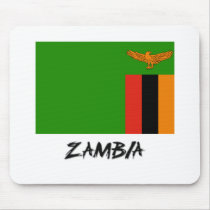Zambia Flag mousepads by flagshirt Zambia Flag mousepads