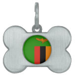 Zambia Flag pet tags