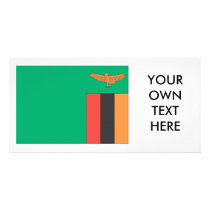 Zambia Flag photo cards