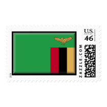 Zambia Flag Postage Stamps
