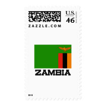 Zambia Flag Postage Stamps