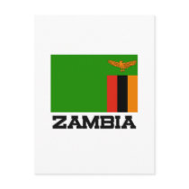 Zambia Flag postcards by tshirtshirts Zambia Flag postcards