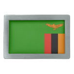 Zambia Flag belt buckles
