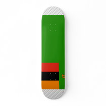 Zambia Flag Custom Skateboard
