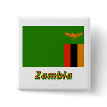 Zambia Flag with Name buttons by Vexillophile Zambia Flag with Name buttons