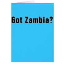 Zambia (Got Zambia) T-Shirt and etc cards
