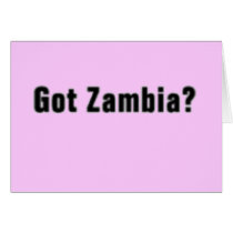 Zambia (Got Zambia) T-Shirt and etc cards
