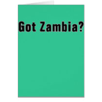 Zambia (Got Zambia) T-Shirt and etc cards